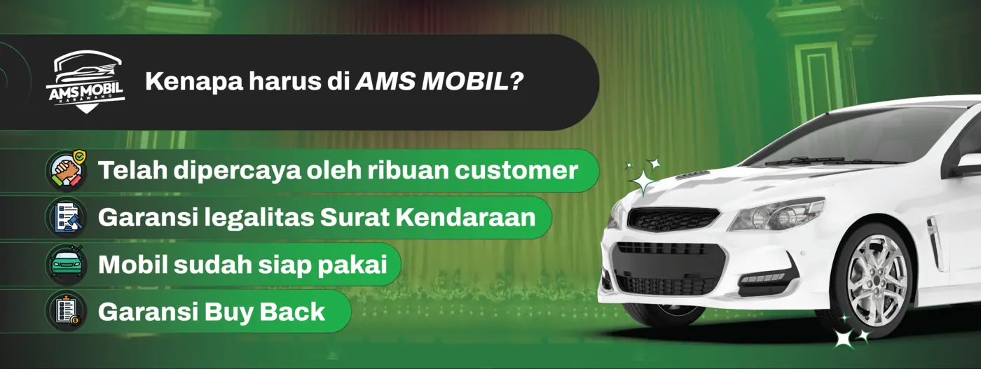 Koleksi mobil berkualitas di showroom www.amsmobil.id